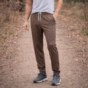 All In Motion Men's Joggers XXL Brown Athletic Sweatpants Drawstring Workout